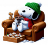 Snoopy y galletas de Jengibre 07