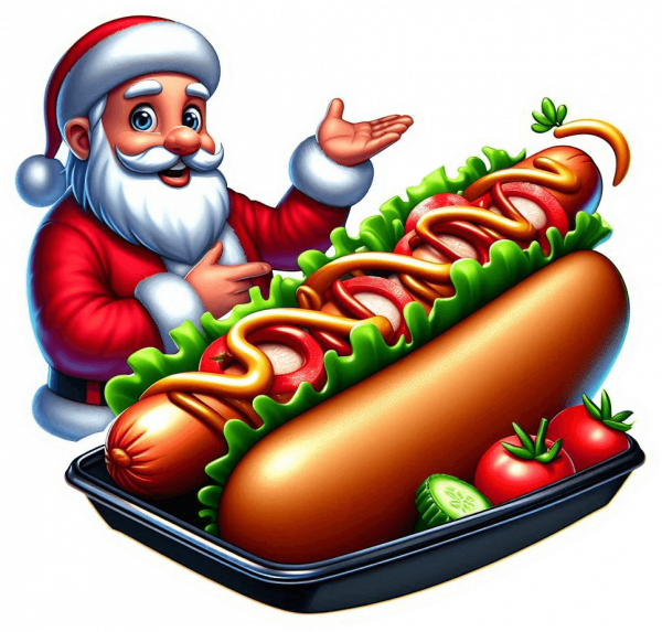 Santa Claus y Hot Dog 01