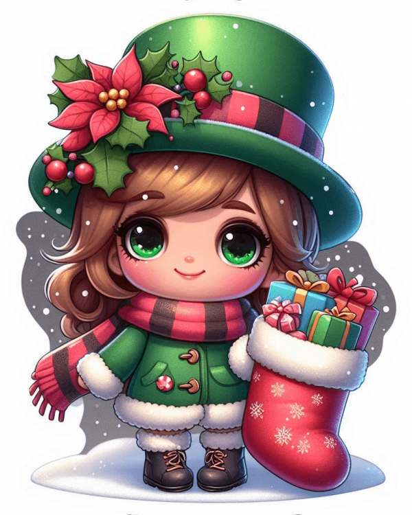 Niña de Navidad 12