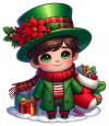 Niña de Navidad 14