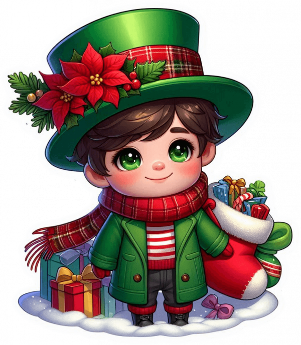 Niña de Navidad 14