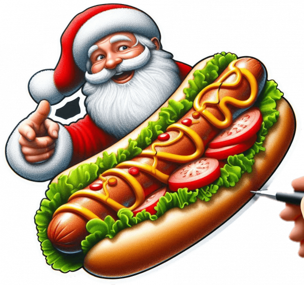 Santa Claus y Hot Dog 05