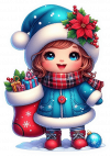 Niña de Navidad 10