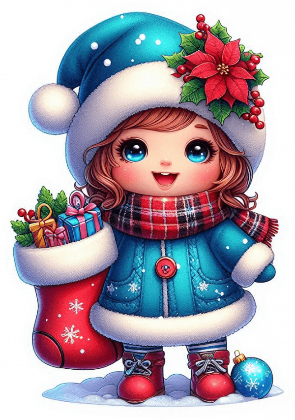 Niña de Navidad 10