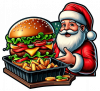 Santa Claus y Hamburguesa 07