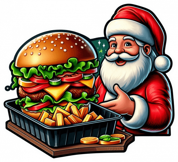 Santa Claus y Hamburguesa 07