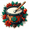 Tambor de Navidad 10