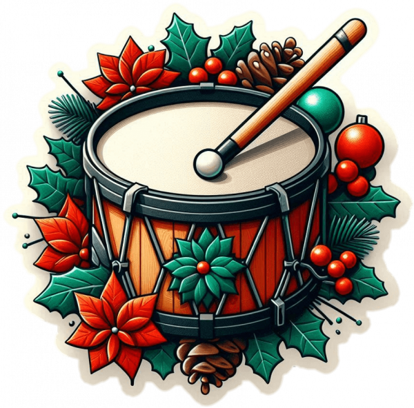 Tambor de Navidad 10