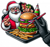 Santa Claus y Hamburguesa 06