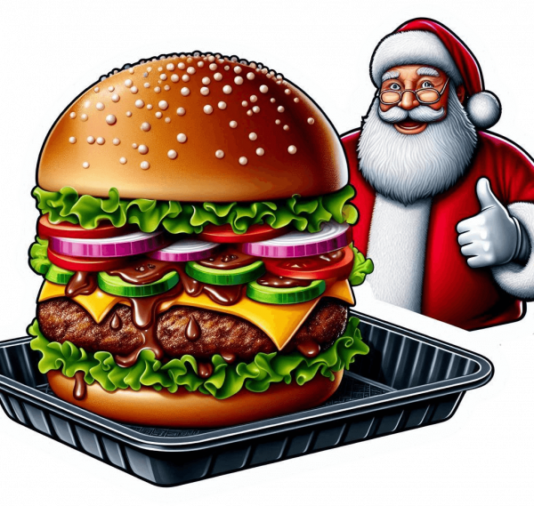 Santa Claus y Hamburguesa 02