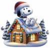 Snoopy y su Casita navideña 04