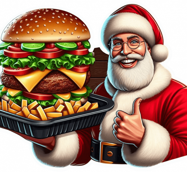 Santa Claus y Hamburguesa 04