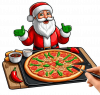 Santa Claus y Pizza 02