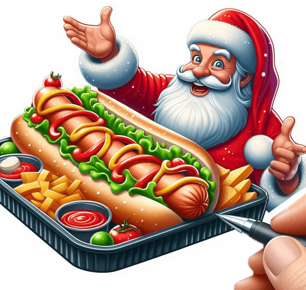 Santa Claus y Hot Dog 03