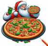 Santa Claus y Pizza 04