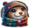 Topo busto Navideño 01