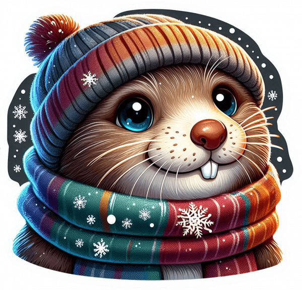 Topo busto Navideño 01