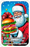 Tarjeticas Santa Claus y Hamburguesa 05