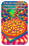 Tarjeticas Arbolito de Navidad y Pizza 01