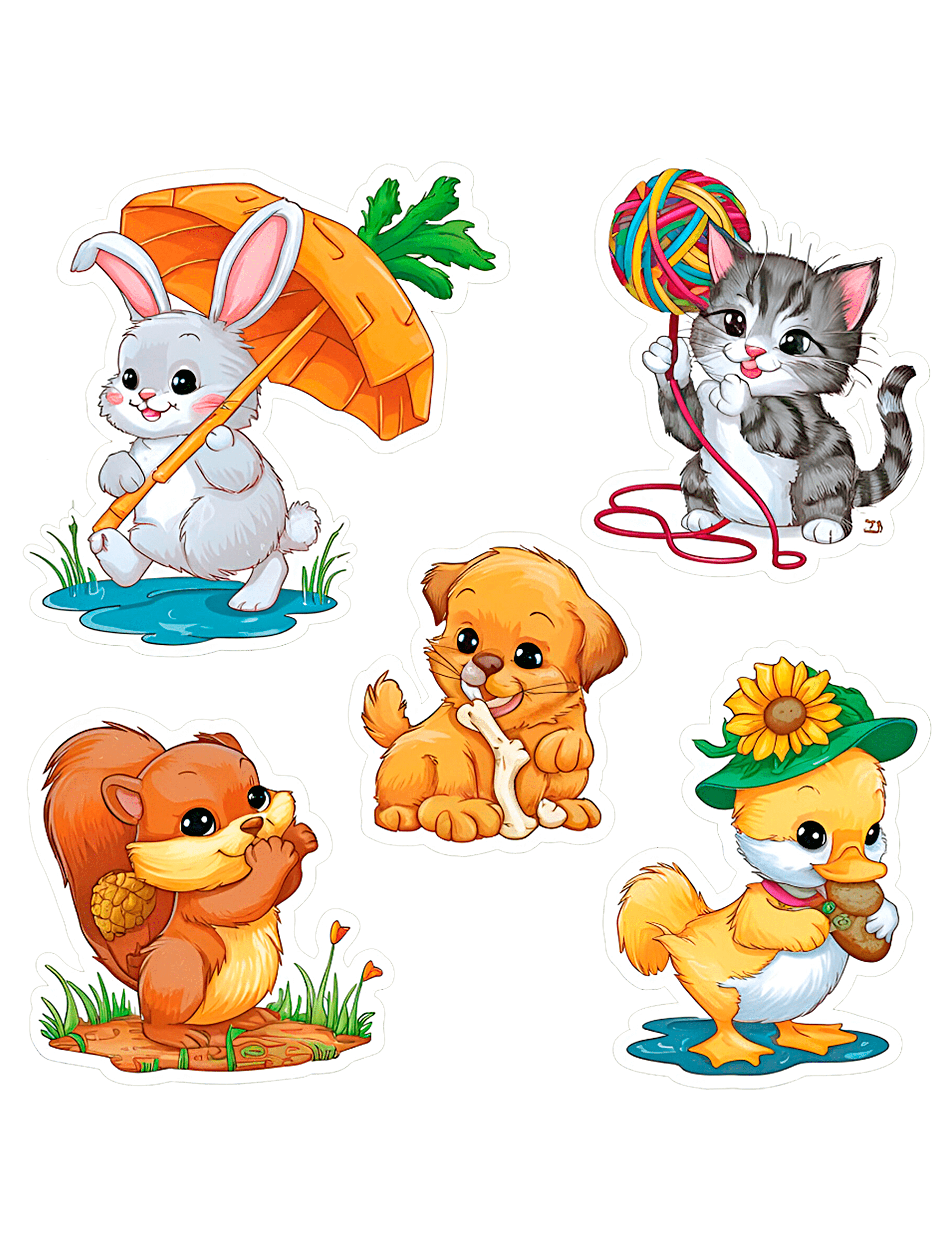 Plantilla de Animales de Fantasia