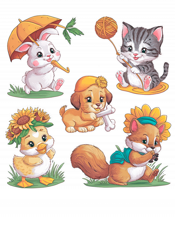 Plantilla de Animales de Fantasia