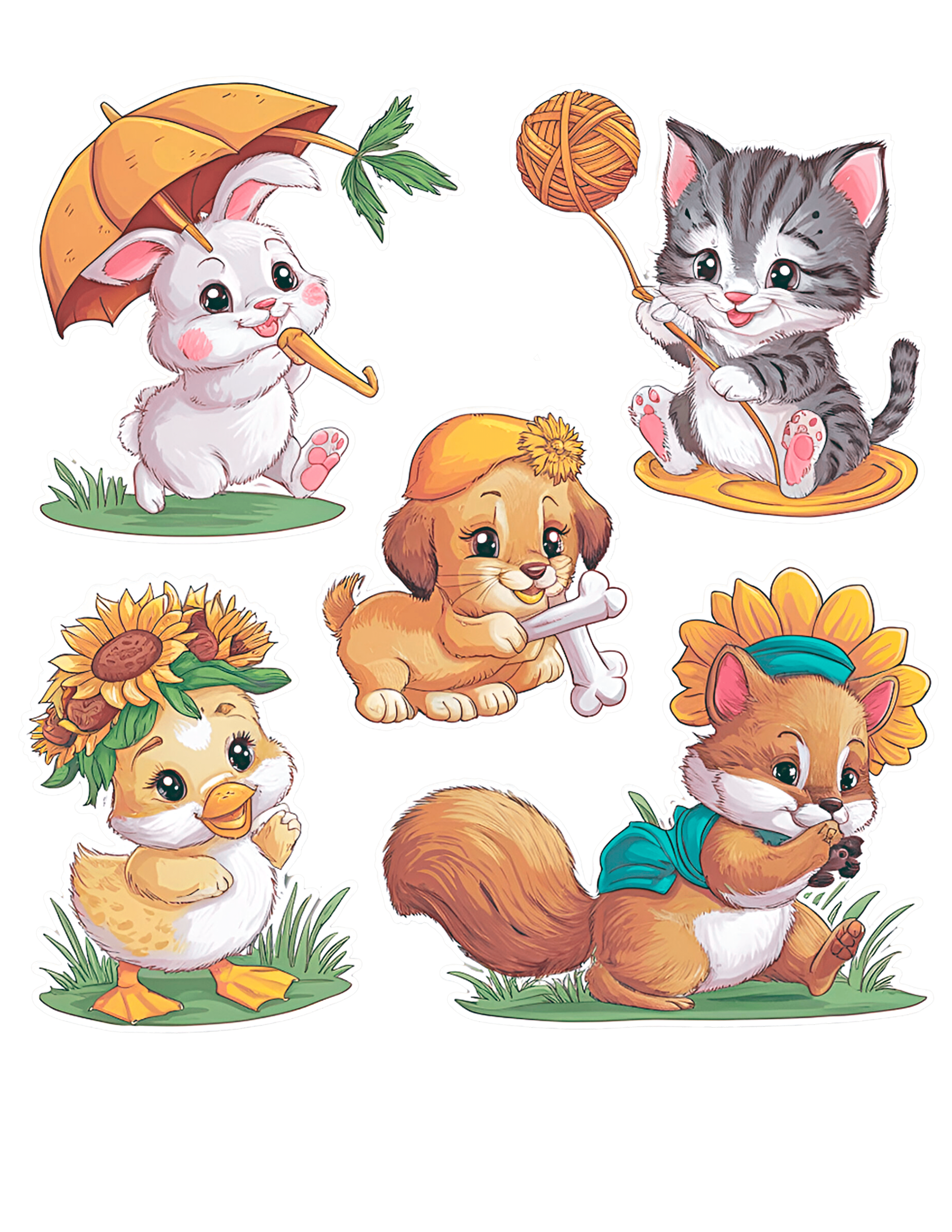 Plantilla de Animales de Fantasia