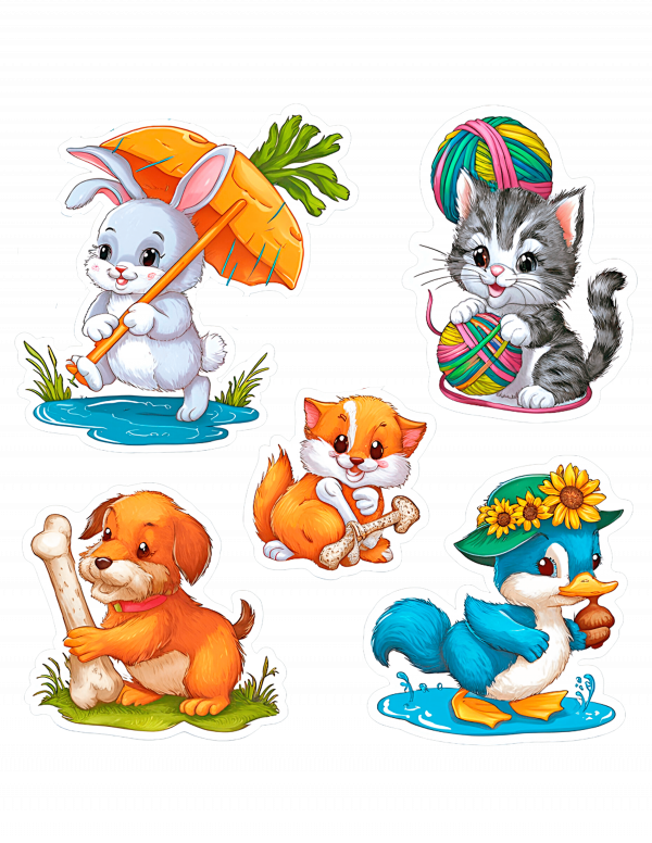 Plantilla de Animales de Fantasia