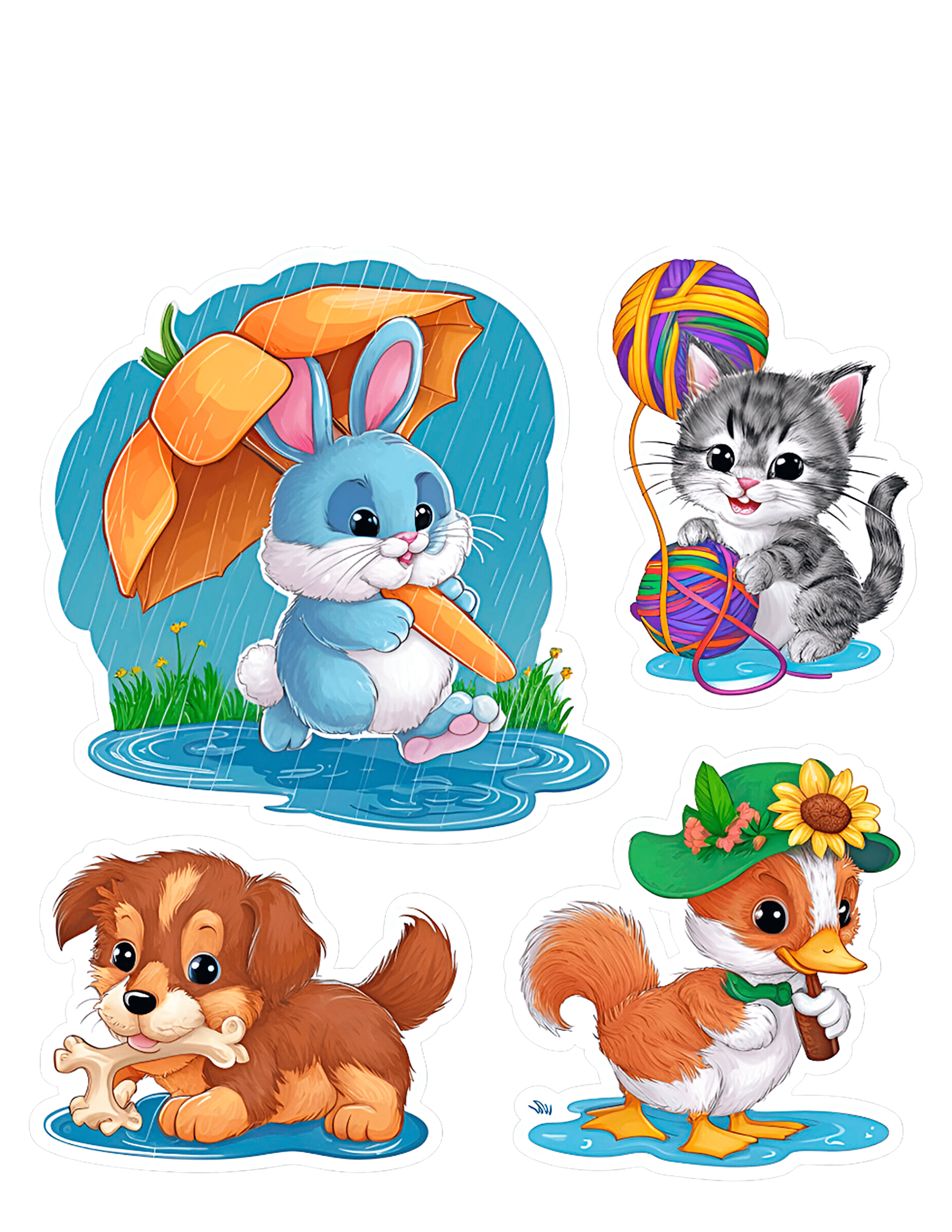 Plantilla de Animales de Fantasia