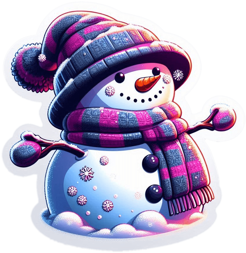 Muñeco D Nieve Y Viejo Gnomo