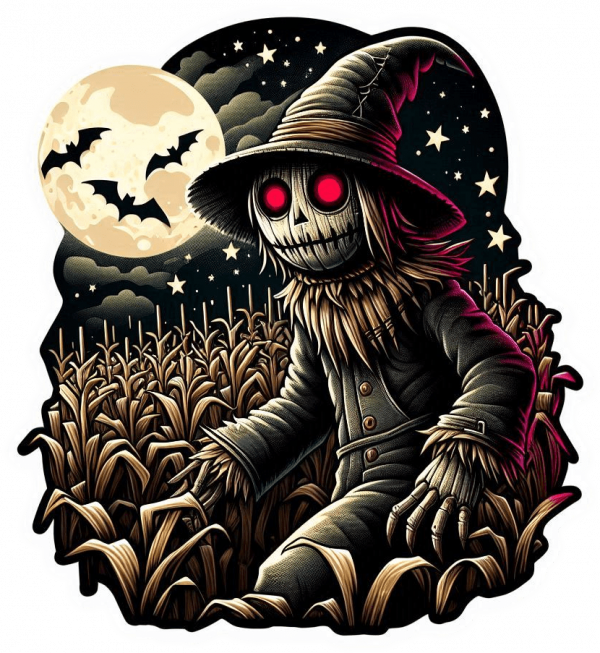 Scary scarecrow nocturno