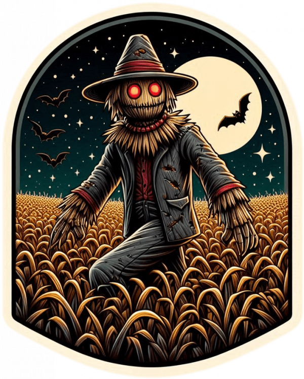 Scary scarecrow nocturno
