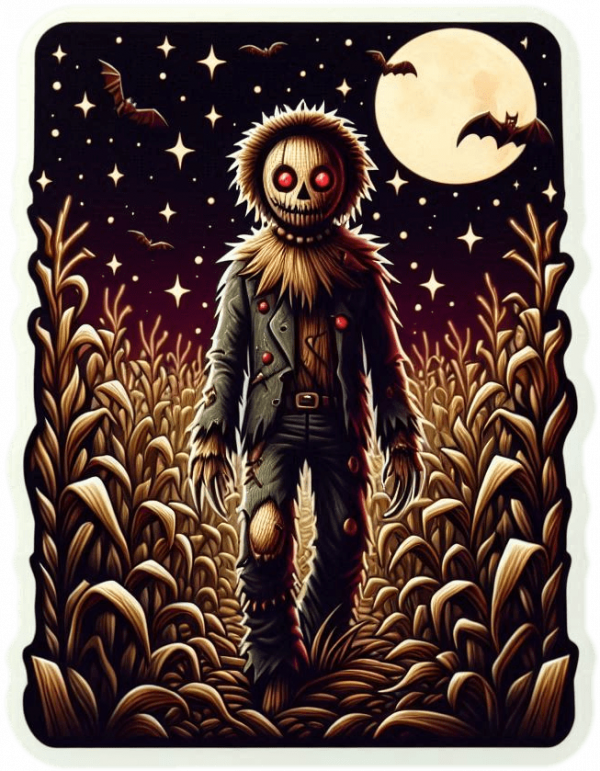 Scary scarecrow nocturno