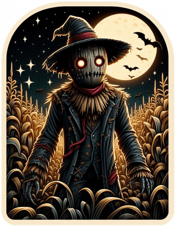 Scary scarecrow nocturno