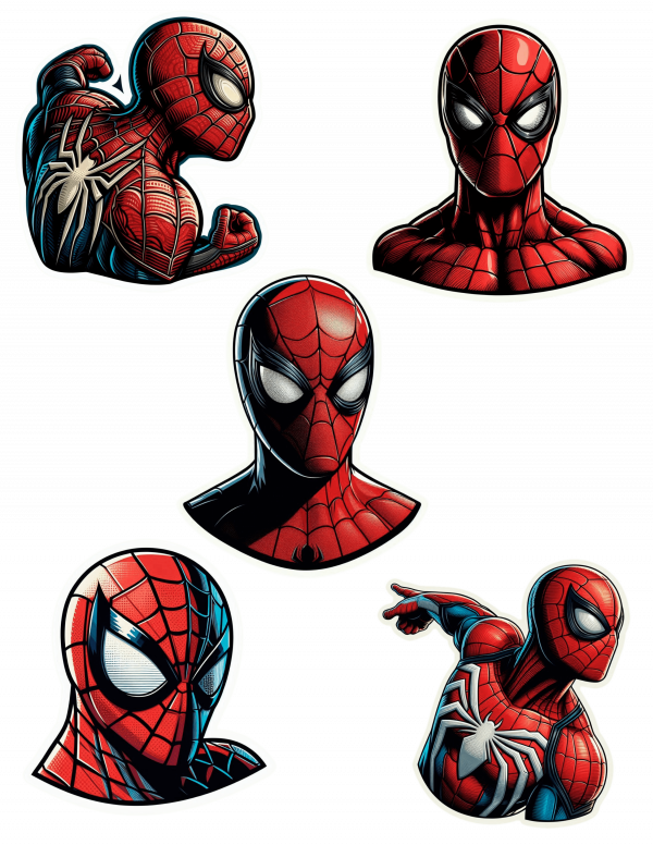 Plantilla de Spiderman