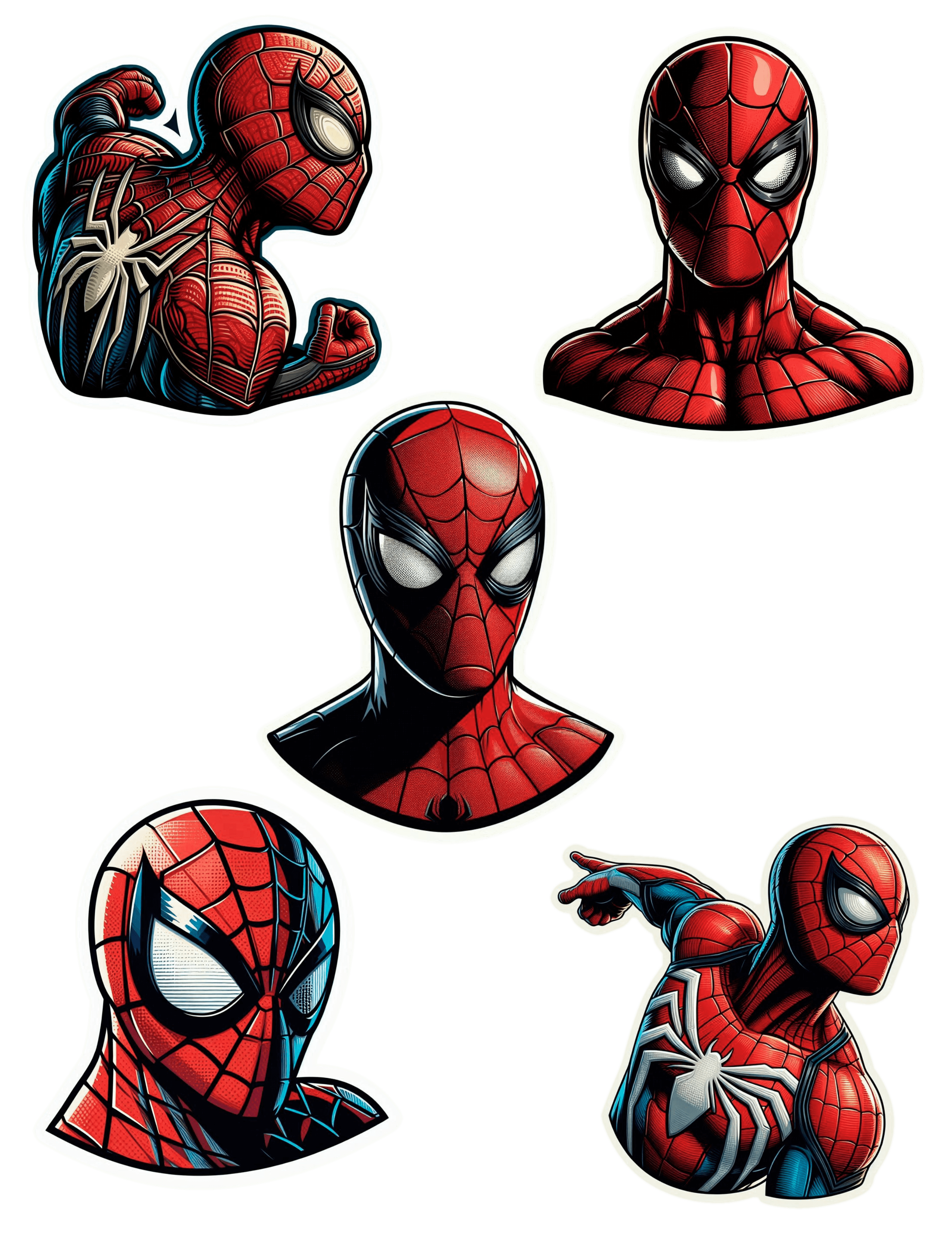 Plantilla de Spiderman