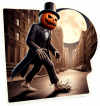 Calabaza paseando