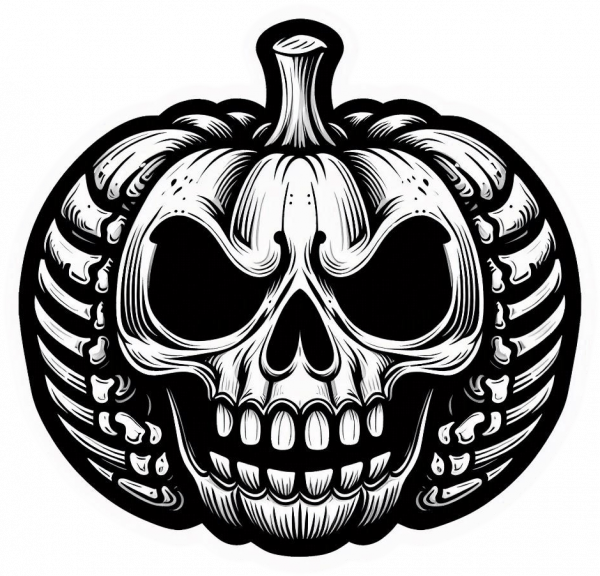 Calabaza Esqueleto