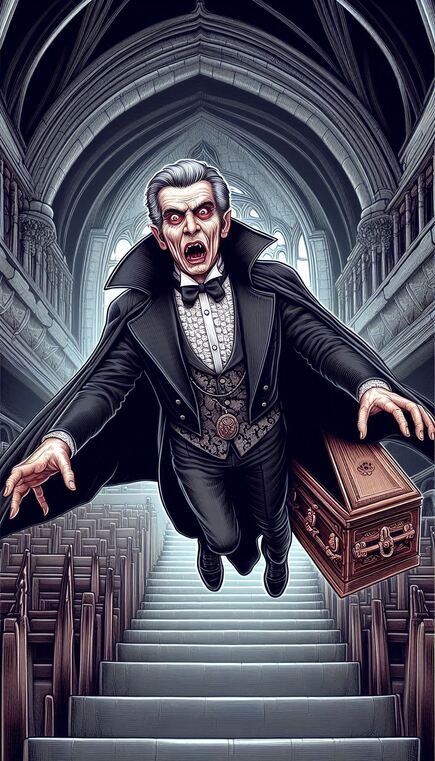 Dracula Levitando