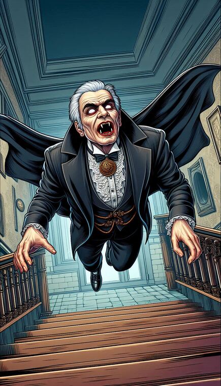 Dracula Levitando