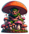 Duende Trolls en Hongo