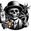 Calavera Con buchanan