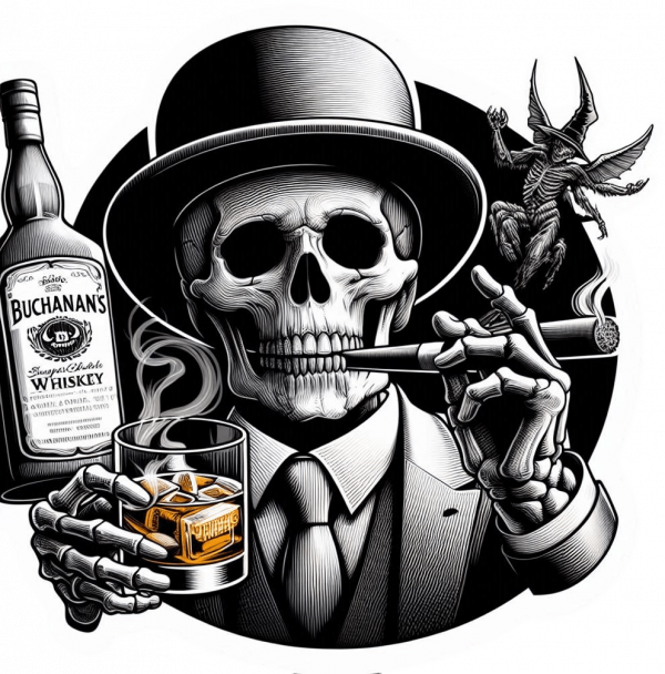 Calavera Con buchanan