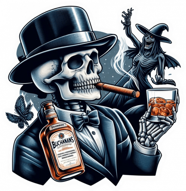 Calavera Con buchanan