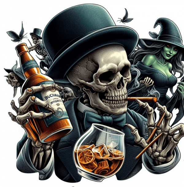 Calavera Con buchanan