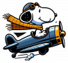 snoopy en Vuelo
