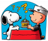 snoopy 32 Snoopy y Charles Brown