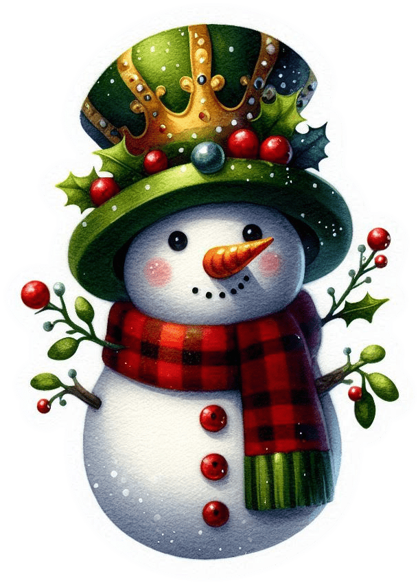 Muñeco De Nieve Con Muergano