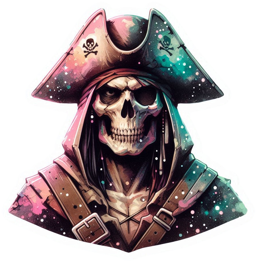 Pirata Fantasma Esqueleto