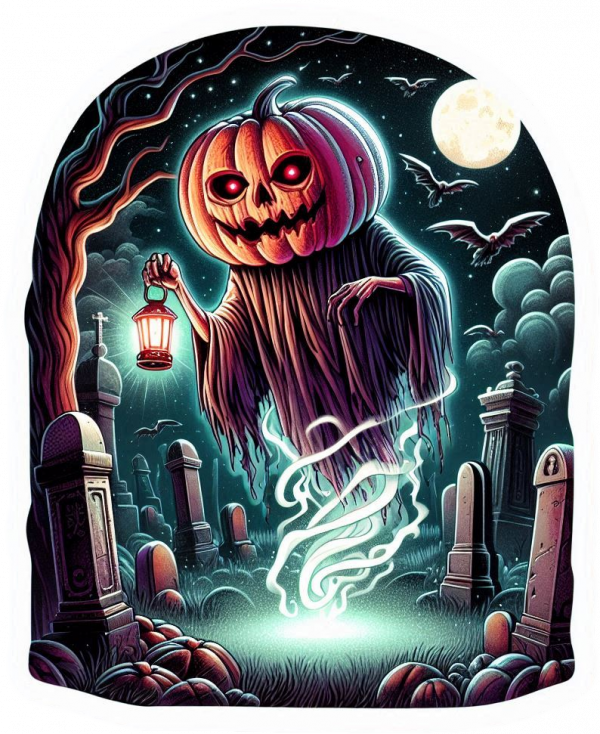 Calabaza en Cementerio