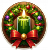Corona de Velas de Navidad